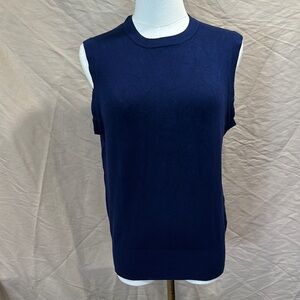 Zara Blue Crew Neck Muscle Tee Sweater